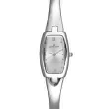 Anne Klein Watch, Smooth Silver-Tone Bracelet 10-6739SVSV