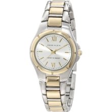 Anne Klein Women's 10-9803SVTT Silver Two-tone Stainless-Steel Qu ...