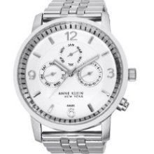 Anne Klein York Women's 1975svsb Silver-tone Multi-function Dress