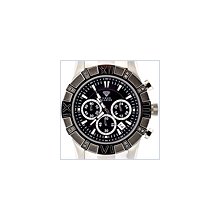 Aqua Master Chronograph 0.10 ct Diamond Mens Steel Watch