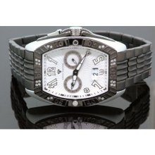 Aqua Master Tonneau 0.50ctw Mens Diamond Watch W315-8