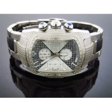 Aqua Master Two Tone Face 20 Diamonds Stainless