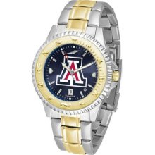 Arizona Wildcats Competitor Anochrome Dial Two Tone Band Watch - COMPMG-A-AZW