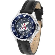 Arizona Wildcats Ladies Leather Wristwatch