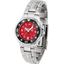 Arkansas Razorbacks Women's Stainless Steel Dress Watch