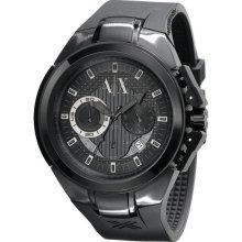 Armani Exchange Ax1050 Black Dial Chronograph Men's Watch