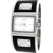 Armani Exchange AX3083 Leather And Steel Ladies Watch