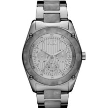 Armani Exchange AX5076 White Marbled Multifunction Women's Watch