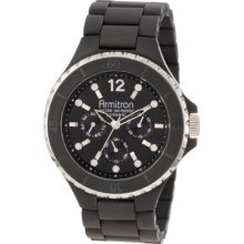 Armitron Men's 20/4763bkbk Black Ceramic Multi-function