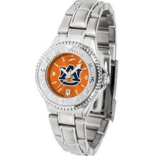 Auburn Tigers Women's Stainless Steel Dress Watch