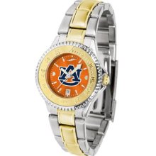 Auburn University Tigers AU Womens Two-Tone Anochrome Watch