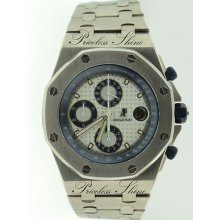 Audemars Piguet Royel Oak Offshore Titanium Chronograph Panda Dial Rare