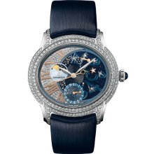 Audemars Piguet Women's Millenary Diamond Pave Dial Watch 77316BC.ZZ.D007SU.01