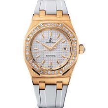 Audemars Piguet Women's Royal Oak Silver Dial Watch 77321OR.ZZ.1230OR.01