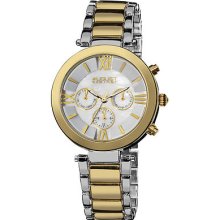 August Steiner Women's Step Dial Multifunction Bracelet Watch