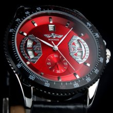 Auto Men Mechanical Wrist Watch Classic Dials Luxury Water Resistant Tachymetre