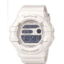 Baby-G 'Dual Illuminator' Digital Watch, 42mm White