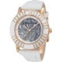 BCBGMaxAzria Women's BG6402 Icon Voyage White Rose Bezel Analog