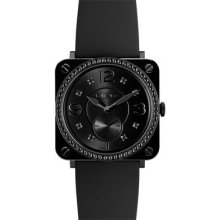 Bell & Ross BR-S Black Ceramic Phantom Diamonds Rubber