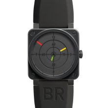 Bell & Ross Men's Black Dial Watch BR0392-radar