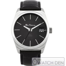 Ben Sherman - Men's Black Dial Black Leather- R954