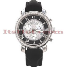 Benny Co Womens Diamond Watch 1.5ct Black