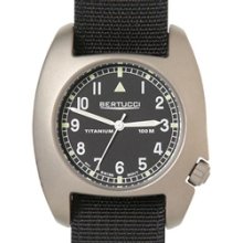 Bertucci D-1T Titanium Field Watch with Black Nylon Strap #17005