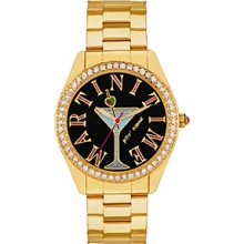 Betsey Johnson Martini Time Dial Watch Women's