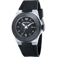 Black Dice Men's Veteran Bd-067-03 Black Silicone Black Dial Quartz Watch