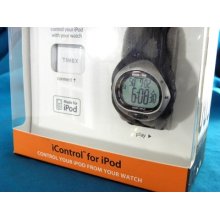 Black Timex Mens Ironman Icontrol For Ipod Watch, Factory Sealed Box