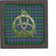 Black Watch Military Celtic Trinity Knot Premium Keepsake Boxes