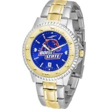 Boise State Broncos Men's Stainless Steel and Gold Tone Watch