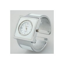 Bracelet Diamond Analog Wrist Watch Wrist White for Women