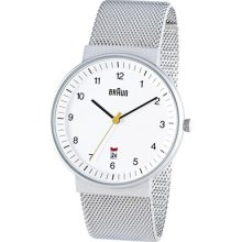 Braun Analog Watch BN-32WHSLG