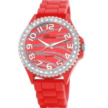 Breda Women's Ravynn Watch in Red / Zebra