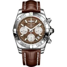 Breitling Chronomat 41 AB014012/Q583 Brown Croc Leather