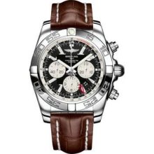 Breitling Chronomat GMT Croco Strap AB041012/BA69-croco-black-tang