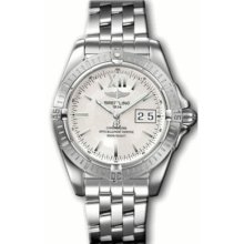 Breitling Cockpit Automatic Stainless Steel On Bracelet Silver Dial Beautiful