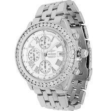 Breitling Crosswind Diamond Watch A13355 4.25 Ctw