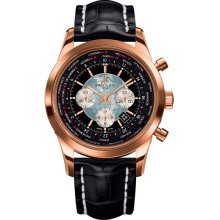 Breitling Transocean Chronograph Unitime Men's RB0510U4/BB63-CROCD