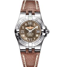 Breitling Women's Galactic Brown Dial Watch A71340L2.Q561.165Z