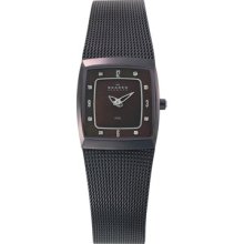 Brown Square Mesh Watch