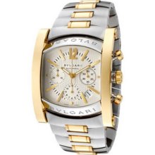 Bulgari Assioma 48mm Steel/Gold Chronograph Watch AA48C6SGDCH