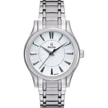 Bulova 96l143 Stainless Steel Womens Wristwatch