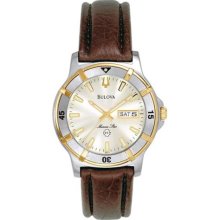 Bulova Brown Men's Marine Star Stainless Steel Watch