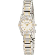 Bulova Two-Tone 98R155 Ladies Diamond