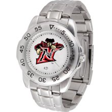 Cal State Northridge Mens Sports Steel Watch