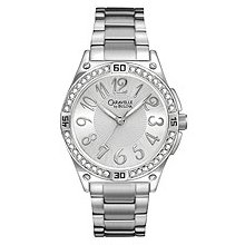 Caravelle Crystal Steel Bracelet Women's watch #43L113