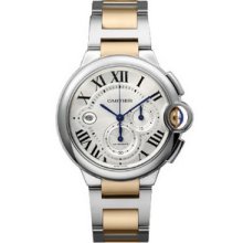 Cartier Ballon Bleu 47mm Chronograph Two-Tone Watch W6920063