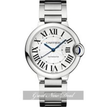 Cartier Ballon Bleu Medium Stainless Steel Aut W6920046